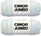 Jumbo Prints Baby Rainbow Yarn – 2-Pack, 340g / 12oz Each, 595 Yards, #4 Medium Worsted Acrylic Yarn for Knitting & Crochet